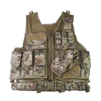 Cross-Draw Tactical Vest (w/Belt) (ATP/Multicam)